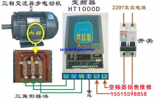 為什么不同功率變頻器輸出同樣電壓卻能驅動大小不同電機